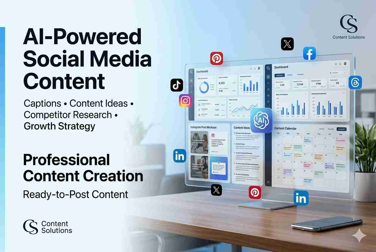I Will Create Professional Social Media Content, Captions &Amp; Competitor Research 2 I Will Create Professional Social Media Content, Captions &Amp; Competitor Research - Image 2