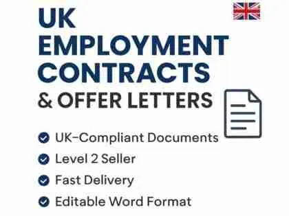 I Will draft UK employment contracts, tenancy agreements, and HR compliance documents