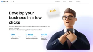 Landing page for IT-company