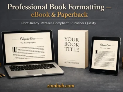 I Will Format Your eBook and Paperback to Professional KDP Standards