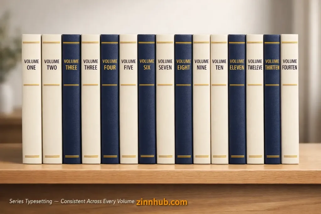 14-Book Series Typesetting