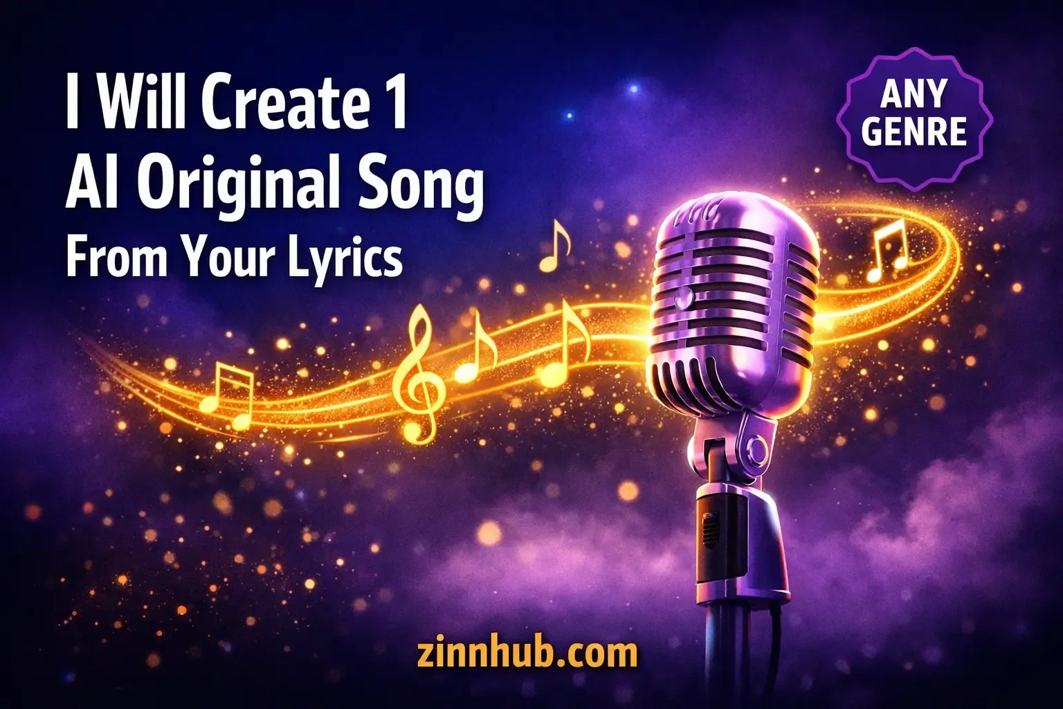 I Will Create One Ai Original Song From Your Lyrics 1 I Will Create One Ai Original Song From Your Lyrics — Available On Zinn Hub