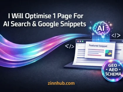 I Will Optimise One Page For Ai Search And Google Snippets 2 I Will Optimise One Page For Ai Search And Google Snippets — Available On Zinn Hub