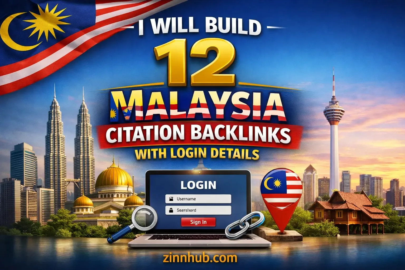 I Will Build 12 Malaysia Citation Backlinks With Login Details 1 I Will Build 12 Malaysia Citation Backlinks With Login Details — Available On Zinn Hub