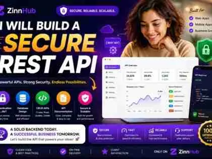 I Will Build a Scalable and Secure REST API Backend for Startups and Enterprises