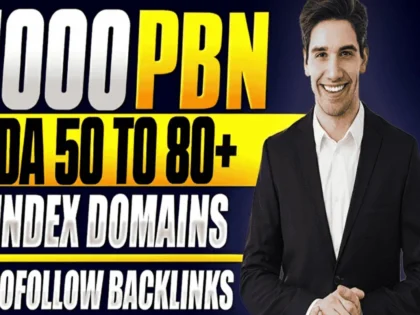 I Will Build 1000 High DA PBN Dofollow Backlinks to Boost Your Google Rankings