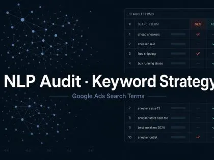 Susuriin Ko ang Iyong Mga Termino sa Paghahanap sa Google Ads Gamit ang NLP at Bubuo ng Negatibo at Estratehiya sa Pagpapalawak