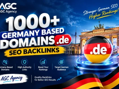 I Will Build 1000+ Germany .DE Domain Backlinks for German SEO and Link Building