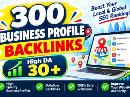 Zinn Finder 39 Izradit ću 300 povratnih veza poslovnog profila s visokim DA 30+