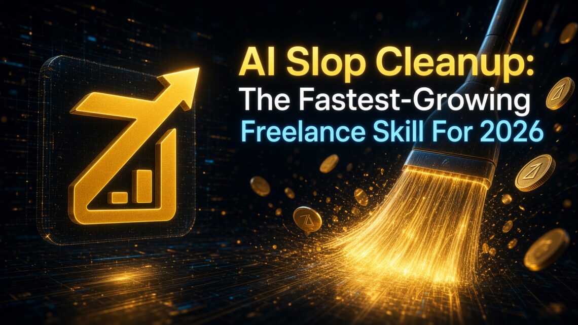 Nettoyage des d&eacute;chets de l'IA La comp&eacute;tence de freelance &agrave; la croissance la plus rapide pour 2026 March&eacute; de freelance Zinn Hub
