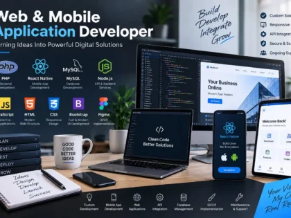 Izradit ću prilagođenu web stranicu ili mobilnu aplikaciju s PHP-om ili React Nativeom