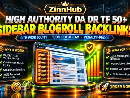 Zinn Finder 43 Izgradit ću usluge povratnih veza s bočnih blogova s visokim autoritetom Da Dr Tf 50+ za Seo rangiranje