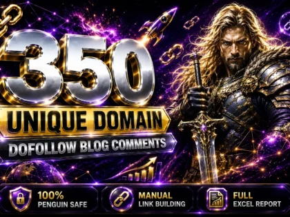 I Will Provide 350 Unique Domain Dofollow Blog Comments Backlinks