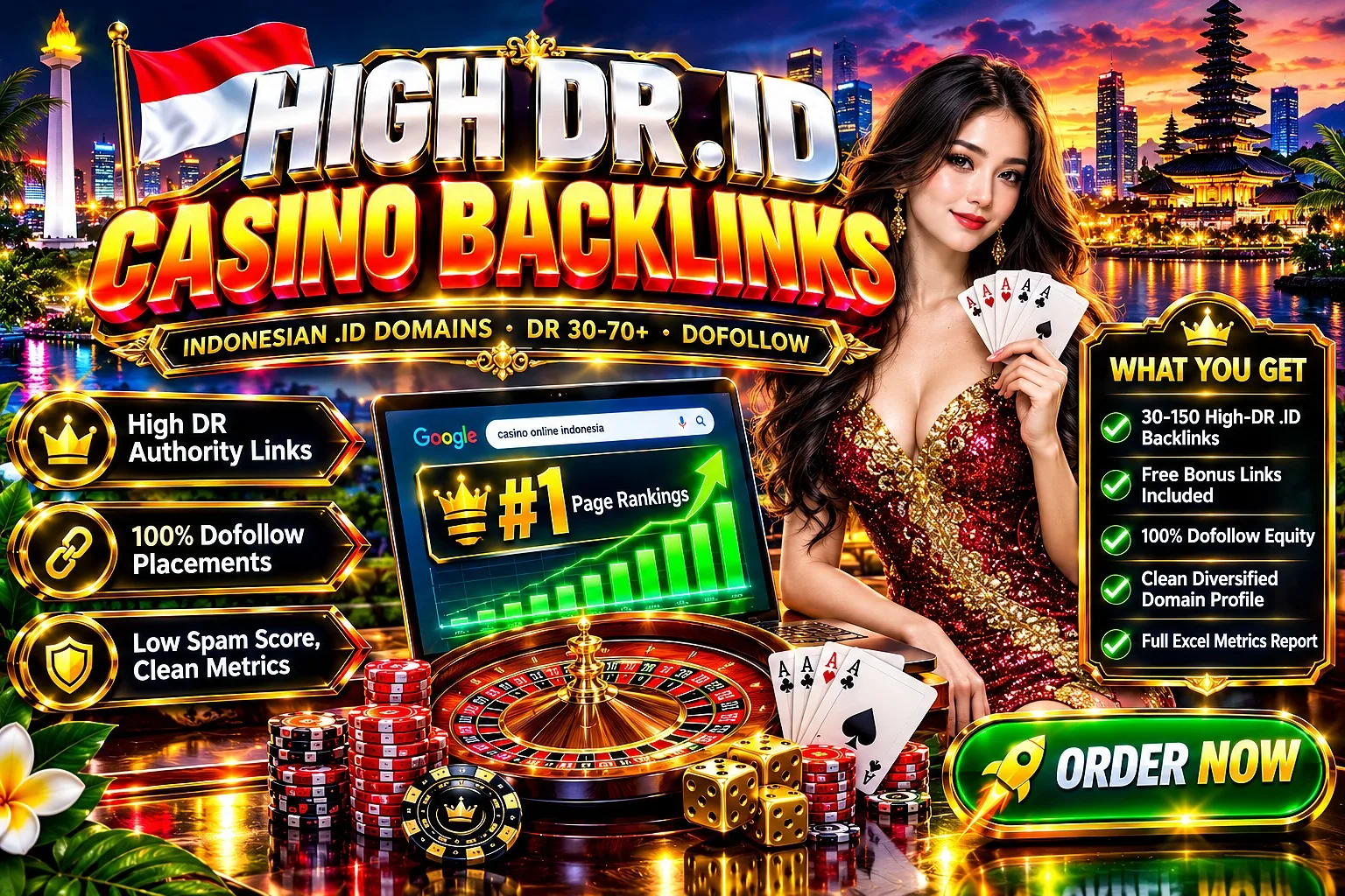 I Will Provide High Dr 30 To 70 Dofollow Casino Gambling Backlinks From Indonesian .Id Domains 1 I Will Provide High Dr 30 To 70 Dofollow Casino Gambling Backlinks From Indonesian .Id Domains