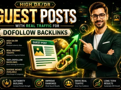 I Will Publish 10 High DA/DR Guest Posts with Real Traffic for Dofollow Backlinks
