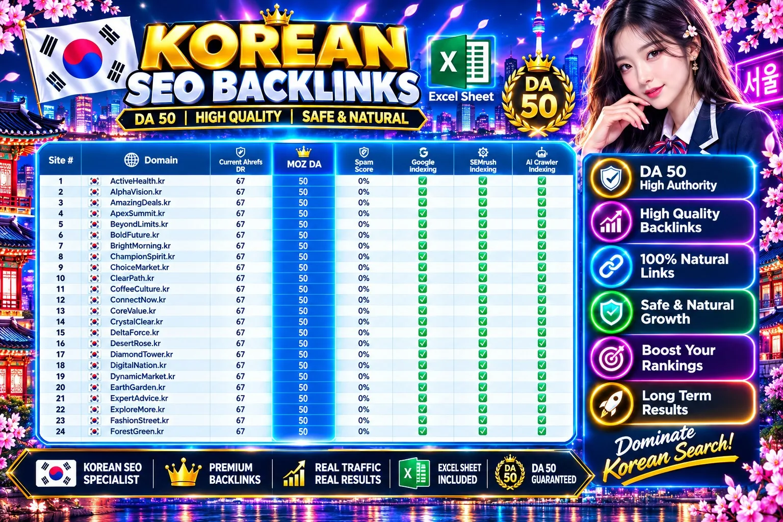Saya Akan Memberikan Backlink Korea Gaming Penuh Da/Dr Tinggi Dan Layanan Pembangunan Tautan Kasino 3 Saya Akan Menyediakan Backlink Korea Gaming Penuh DA/DR Tinggi Dan Layanan Pembuatan Tautan Kasino - Gambar 3