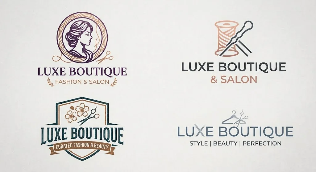 LOGO SALONU NEBO BUTIKU