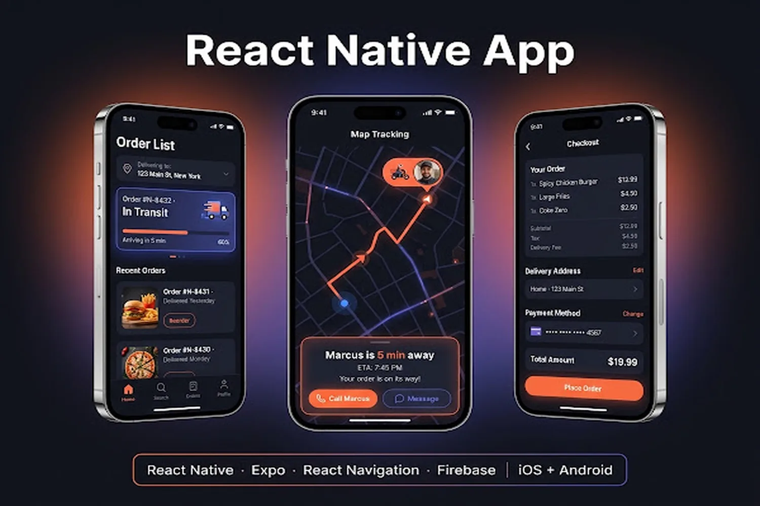 Ich werde eine plattformübergreifende mobile App für Android und iOS mit Flutter oder React Native erstellen 6 Ich werde eine plattformübergreifende mobile App für Android und iOS mit Flutter oder React Native erstellen - Bild 6