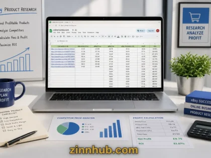 Zinn Finder 7 Napravit ću istraživanje proizvoda za eBay kako bih pronašao profitabilne pobjedničke proizvode