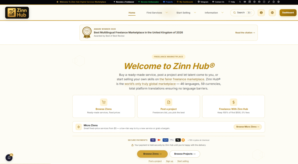I migliori siti web per assumere un esperto SEO nel 2026 2 Zinn Hub