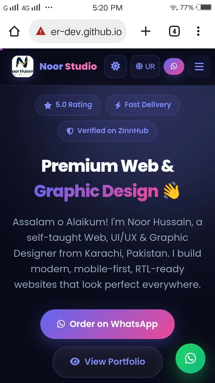 Voi construi un site web bilingv modern — urdu și engleză 5 Voi construi un site web bilingv modern — urdu și engleză - Imagine 5
