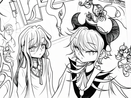 Creer&ograve; illustrazioni manga e fumetti personalizzate per romanzi, webtoon e light novel