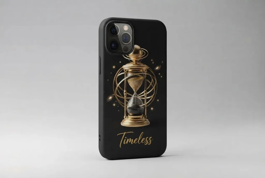 I will create a stunning timeless golden hourglass digital design