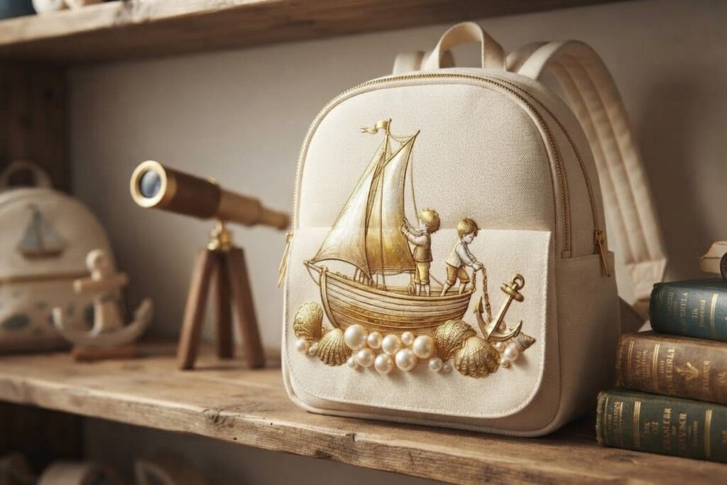 I will Create a Golden Nautical Art Print