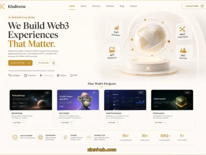 Zinn Finder 9 I Will Design And Develop A Modern, Scalable Web3 Website With Blockchain Integration