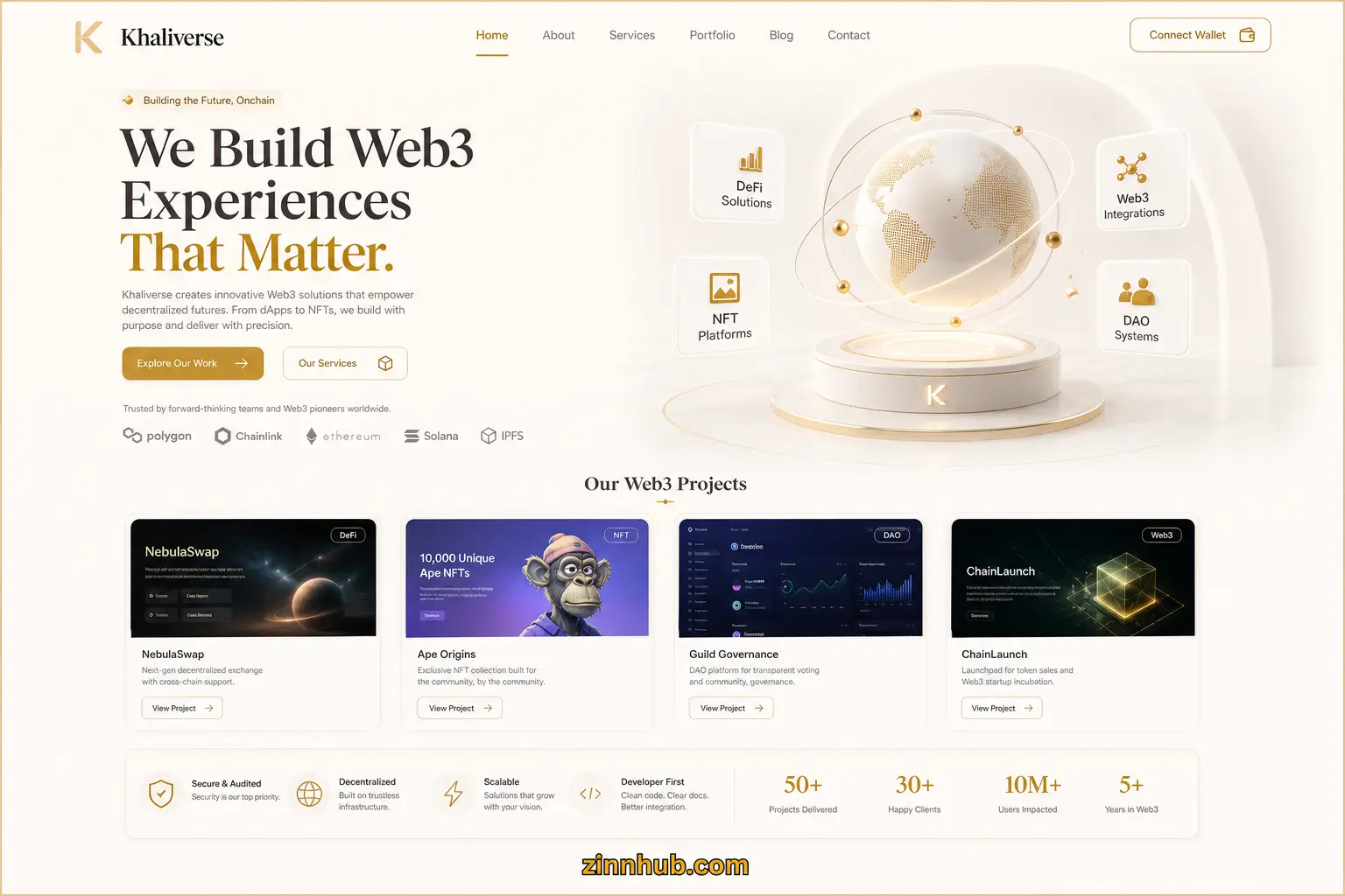 நான் பிளாக்செயின் ஒருங்கிணைப்புடன் ஒரு நவீன, அளவிடக்கூடிய Web3 வலைத்தளத்தை வடிவமைத்து உருவாக்குவேன் 2 நான் பிளாக்செயின் ஒருங்கிணைப்புடன் ஒரு நவீன, அளவிடக்கூடிய Web3 வலைத்தளத்தை வடிவமைத்து உருவாக்குவேன் - படம் 2