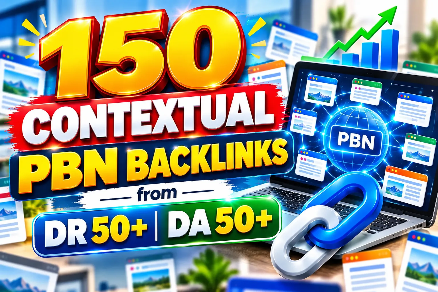 Θα δημιουργήσω 150 συμφραζόμενα PBN Backlinks από υψηλής εξουσίας DR 50+ DA 50+ — διαθέσιμα στο Zinn Hub