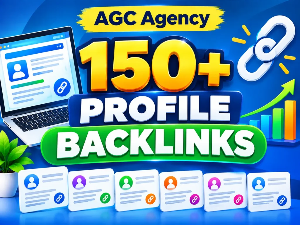 I will build 150+ Profile Backlinks High Quality For Rank Up On GOOGLE