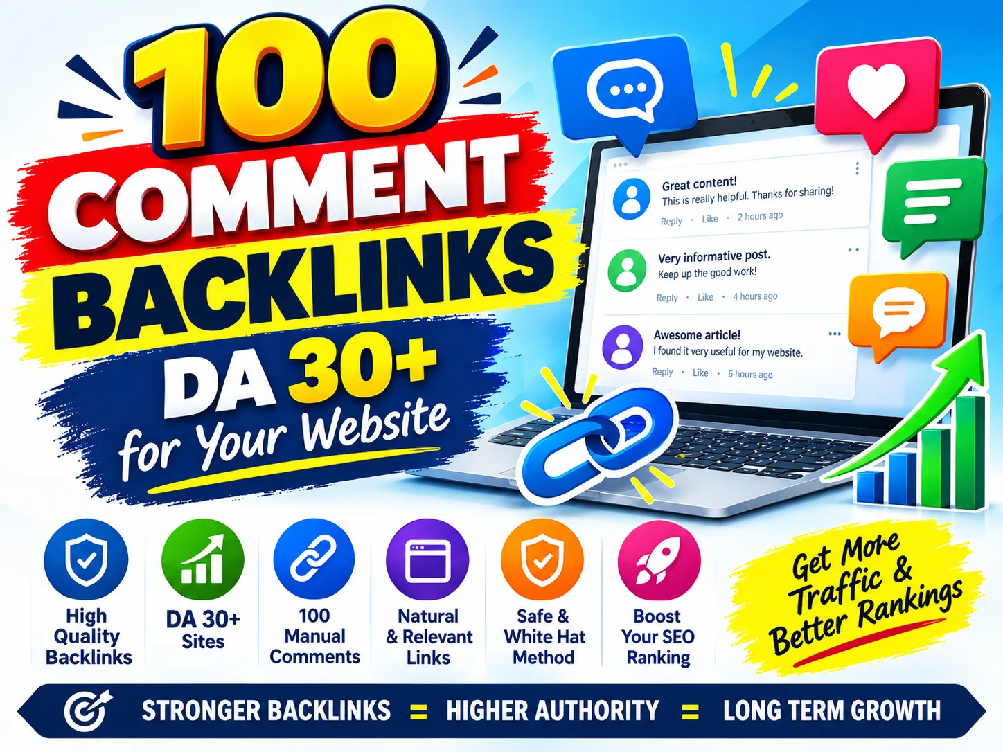 Saya Akan Membuat 100 Backlink Komentar Da 30+ Untuk Situs Web Anda 1 Saya Akan Membuat 100 Backlink Komentar Da 30+ Untuk Situs Web Anda — Tersedia Di Zinn Hub