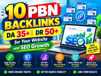 Creerò 10 backlink PBN DA 35+ DR 50+ per il tuo sito web e la crescita SEO 2 Creerò 10 backlink PBN DA 35+ DR 50+ per il tuo sito web e la crescita SEO — Disponibile su Zinn Hub