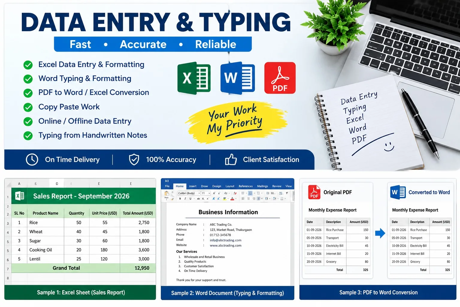 I Will do accurate data entry, copy paste, and Excel formatting 2 » Zinn Hub
