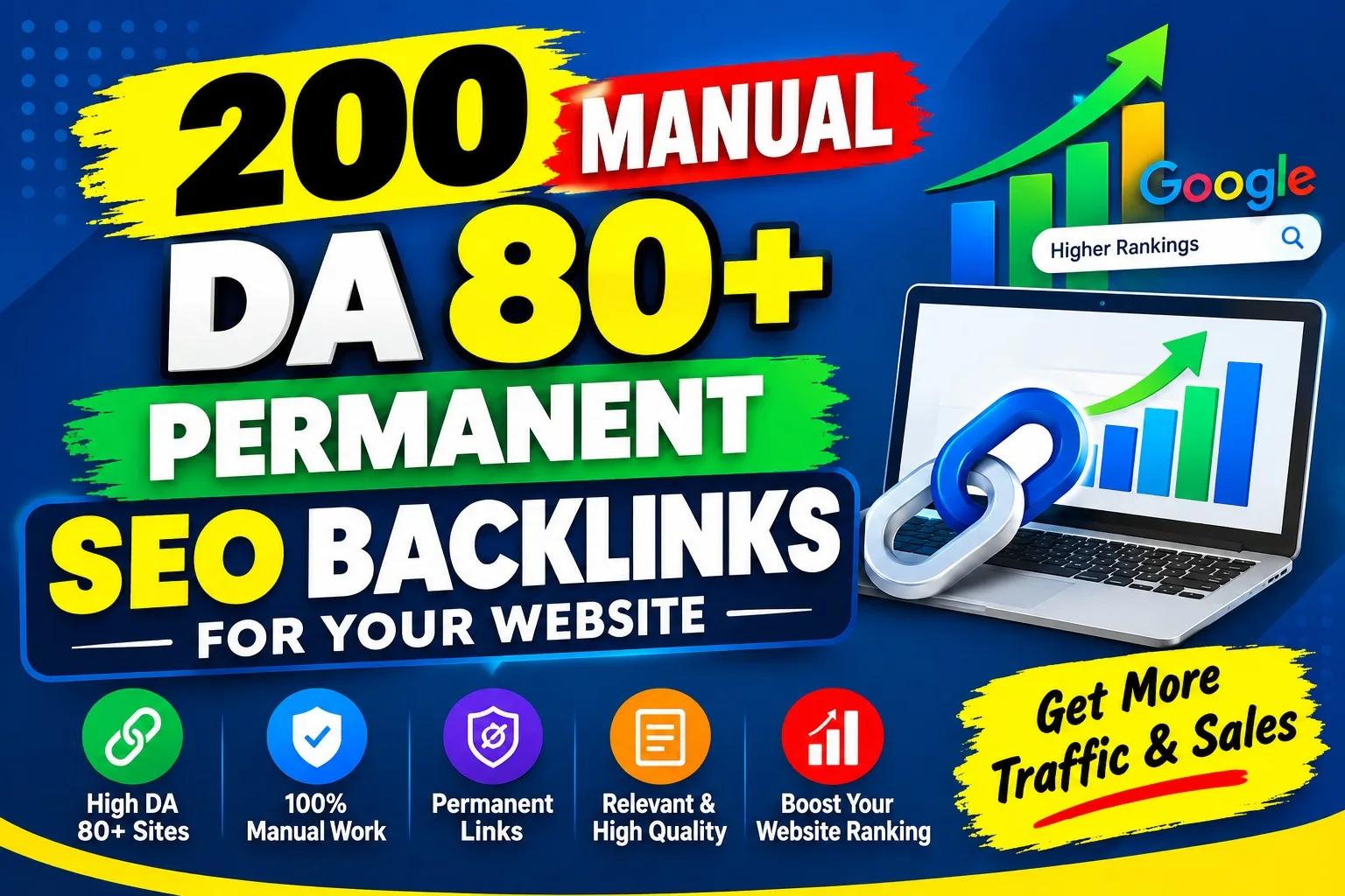 Tôi sẽ xây dựng 100 Backlink SEO vĩnh viễn thủ công DA 80+ cho trang web của bạn 1 Tôi sẽ xây dựng 100 Backlink SEO vĩnh viễn thủ công DA 80+ cho trang web của bạn