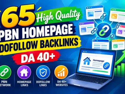 I Will Build 15 High Quality PBN Homepage Dofollow Backlinks DA 40+