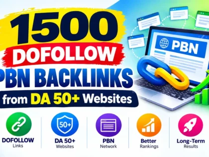 Vytvořím 1500 Dofollow PBN zpětných odkazů z domén s vysokou autoritou DA 50+ pro SEO