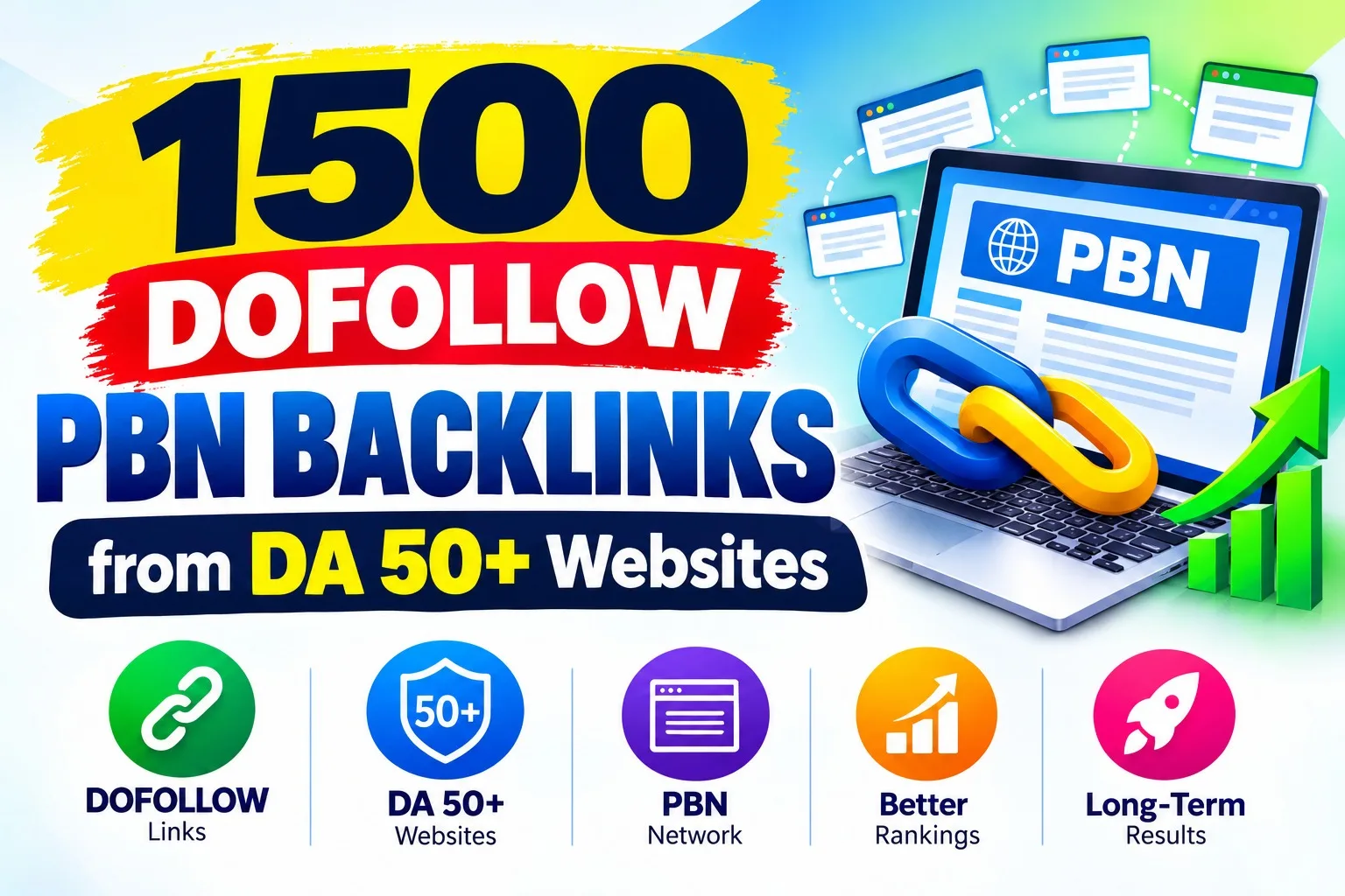 Costruirò 1500 backlink PBN dofollow da domini con alta autorità DA 50+ per SEO 1 Costruirò 1500 backlink PBN dofollow da domini ad alta autorità DA 50+ per la SEO