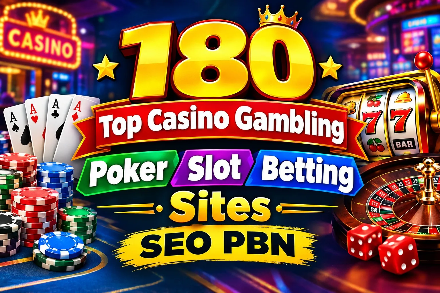Creerò 180 backlink PBN per casinò, gioco d'azzardo, poker, slot e scommesse per la SEO 1 Creerò 180 backlink PBN per casinò, gioco d'azzardo, poker, slot e scommesse per la SEO