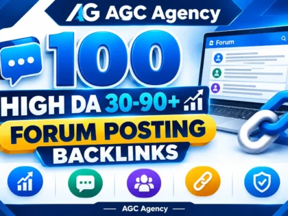 SEO இணைப்பு உருவாக்கம் மற்றும் வலைத்தள தரவரிசைக்காக 100 உயர் DA 30-90+ மன்ற இடுகை பின்தொடர்புகளை நான் உருவாக்குவேன்