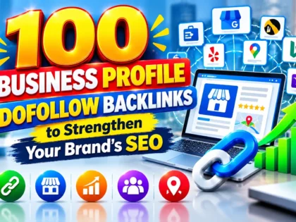 Θα δημιουργήσω 100 dofollow backlinks προφίλ επιχείρησης για να ενισχύσω την επωνυμία σας — διαθέσιμο στο Zinn Hub