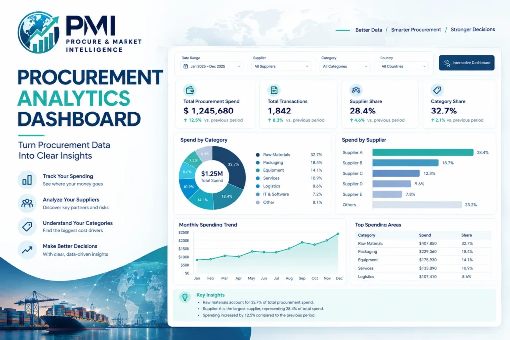 I will analyze your procurement spending and identify the main spending patterns