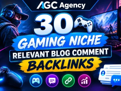 I Will Build 30-50 Gaming Niche Blog Comment Backlinks for Game SEO and Link Building