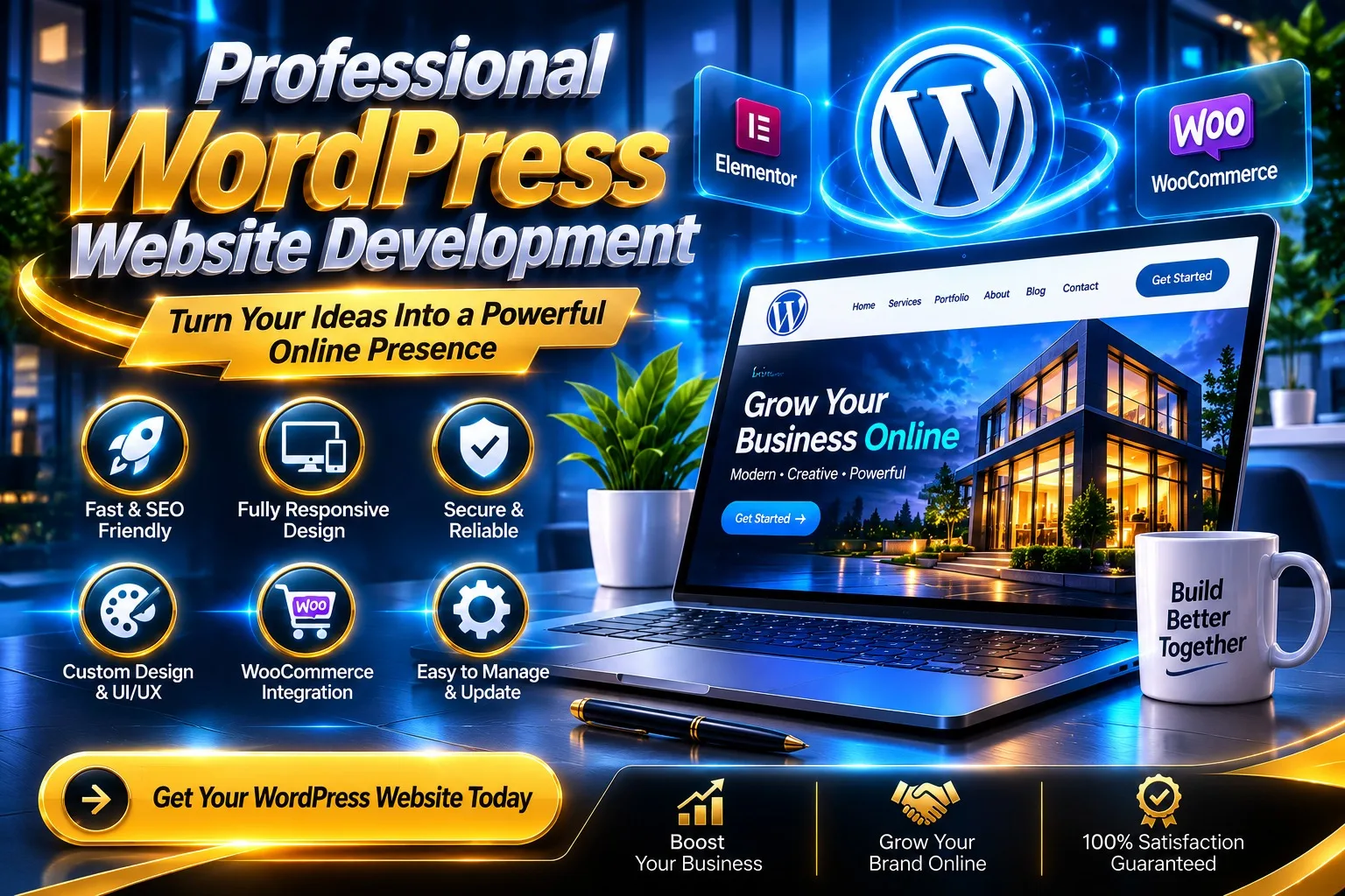 I Will Build Custom WordPress Website Development and Design with Complete SEO & Backlink Services 5 » Zinn Hub