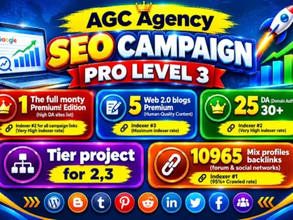 I Will Build a Tiered SEO Backlink Campaign With Web 2.0, High DA, and Profile Links