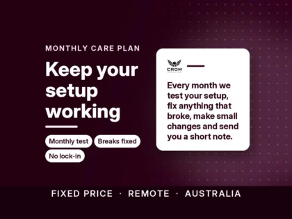 I Will Test Your Phone Line, Sync Or Workflow Every Month, Fix What Broke And Make Small Changes, Cancel Any Time