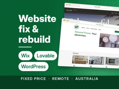 I Will fix your Wix website or rebuild it in up to 6 pages, checked on phone, tablet and desktop