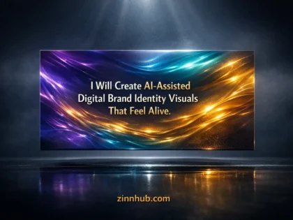 I Will Create AI-Assisted Digital Brand Identity Visuals That Feel Alive