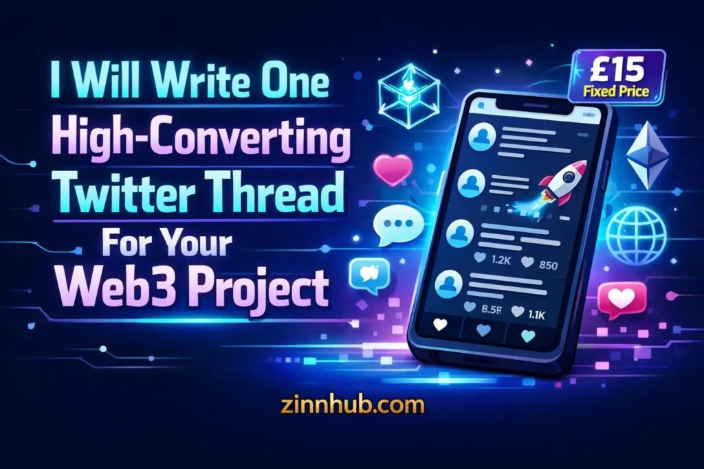 I will write one high-converting Twitter thread for your Web3 project